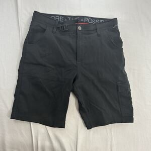 Gerry Cargo Shorts Size 32 Men's Black Hiking Style